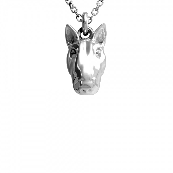 Bull Terrier Silver Pendant by Dog Fever